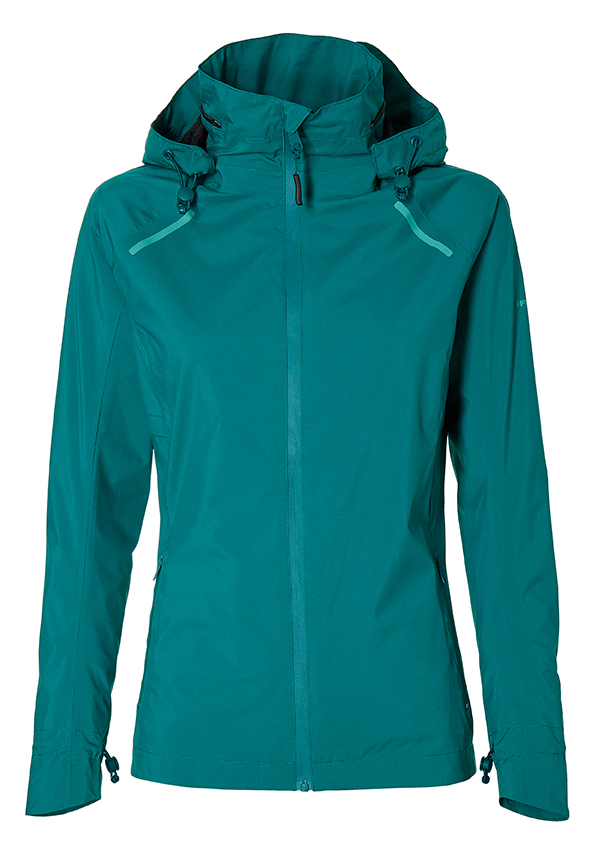 CHAQUETA IMPERMEABLE BASIL SKANE MUJER VERDE T.S