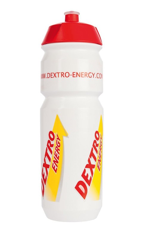 BIDON DEXTRO ENERGY MADE BY TACX BLANC LOGO ROJO/A
