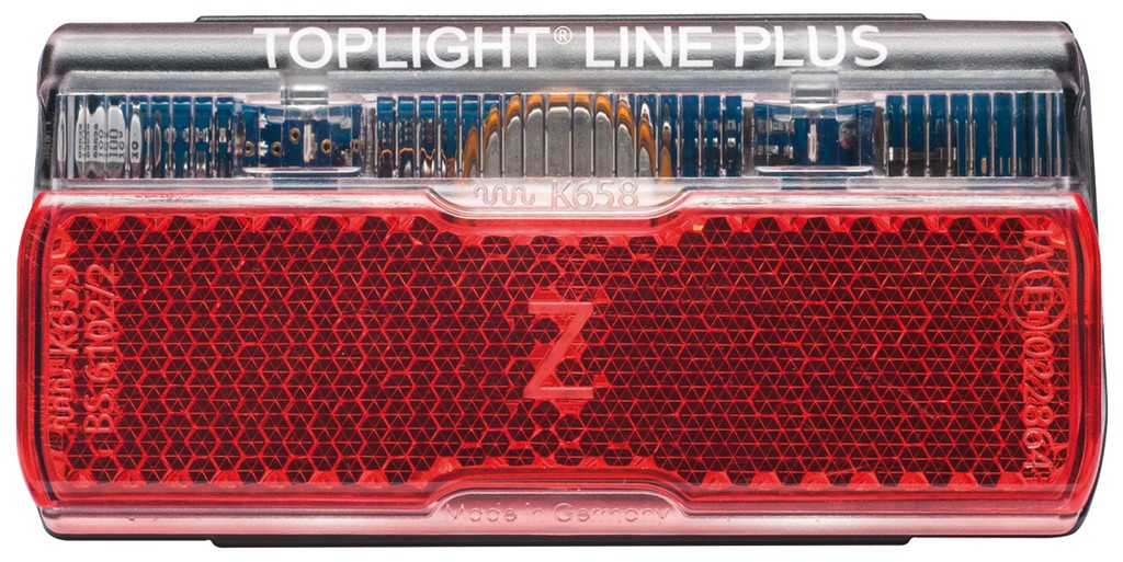 LUZ TRASERA B&amp;M TOPLIGHT LINE DC PARA E-BIKE 50mm